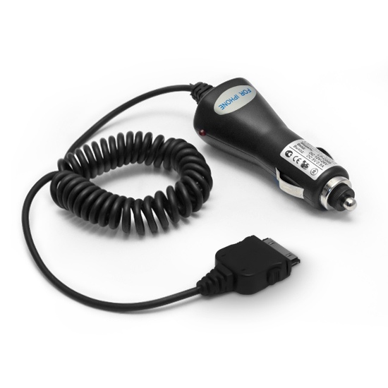 No name Автомобильное зарядное устройство Lightning Power LP-C005AB для iPhone4