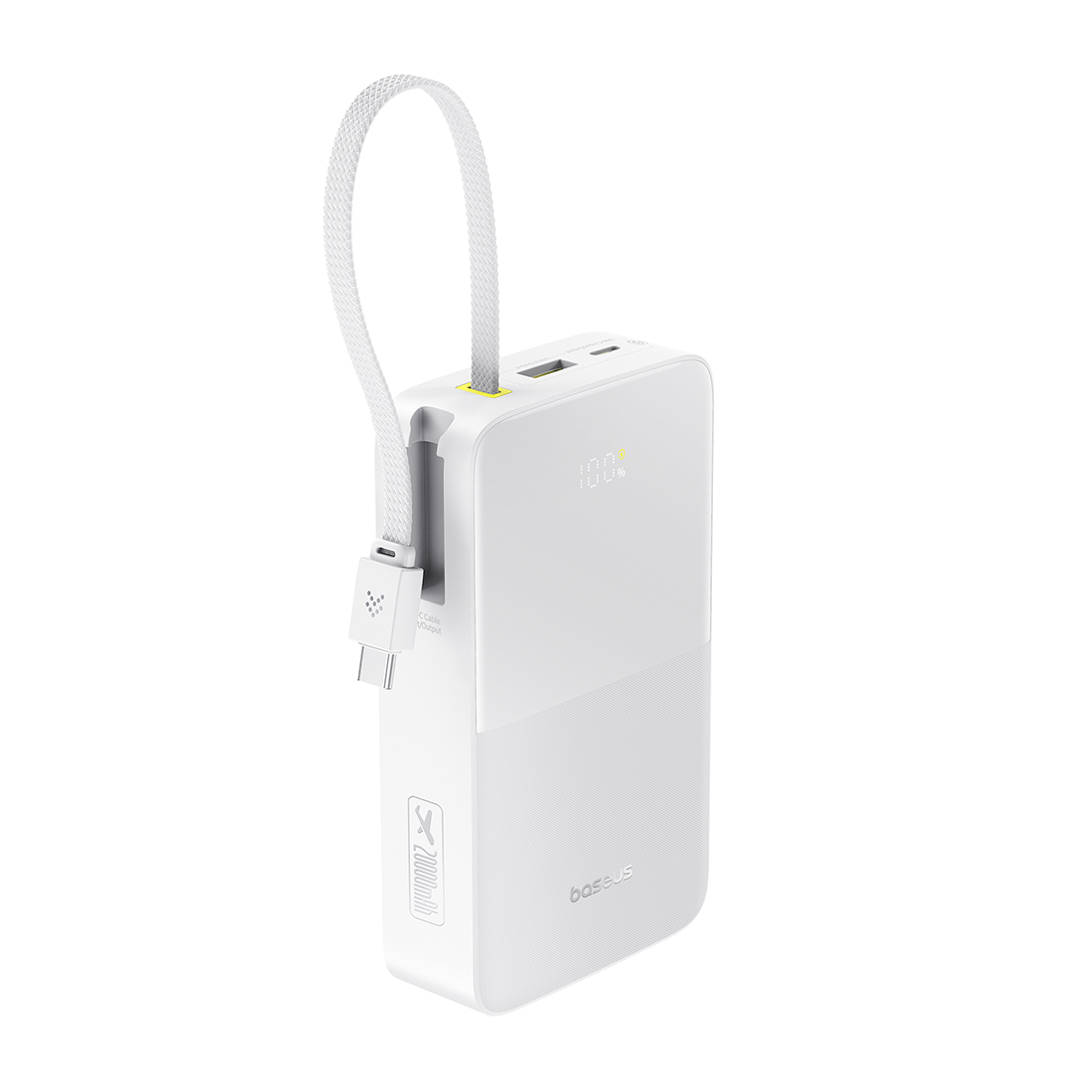 Baseus Портативный внешний аккумулятор Baseus EnerFill FC51 Bipow2 Pro 20000mAh 22.5W White (E0027700)