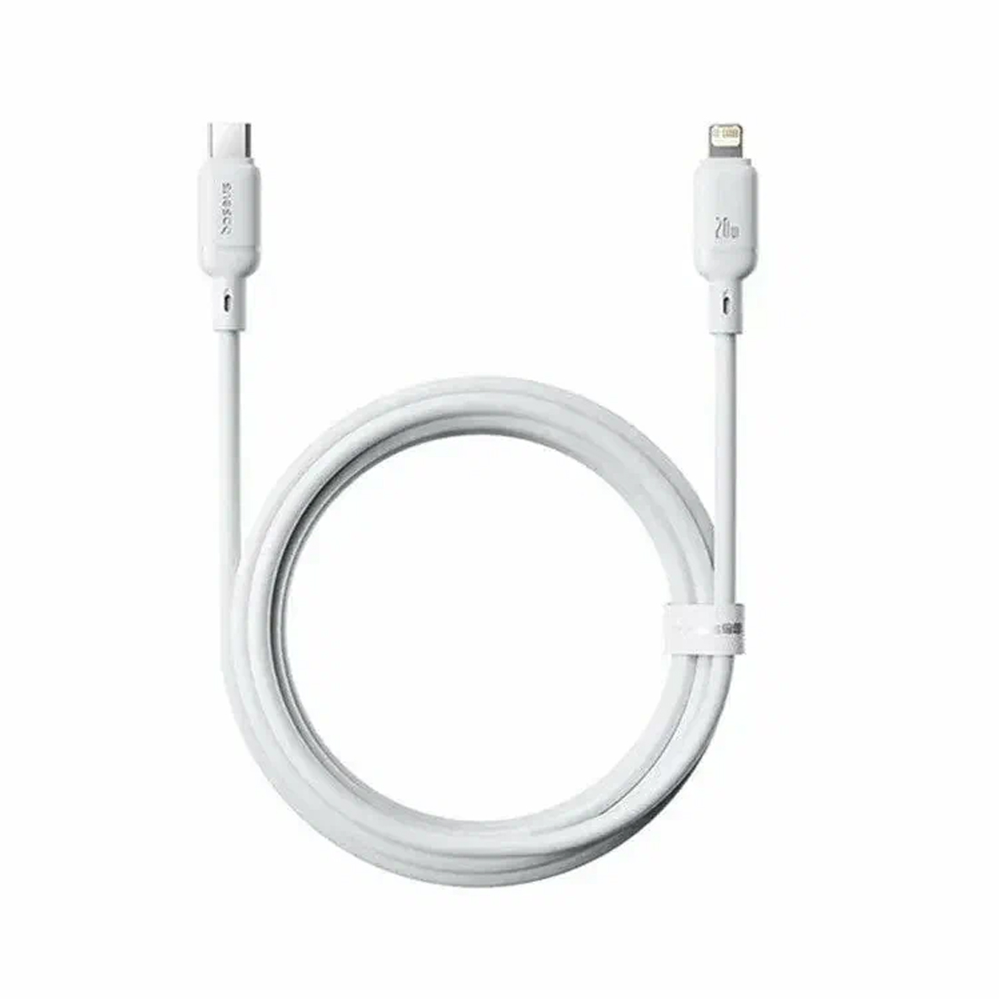 Baseus Интерфейсный кабель Baseus Silky Type-C to iP 20W 2m White (P10377700213-01)