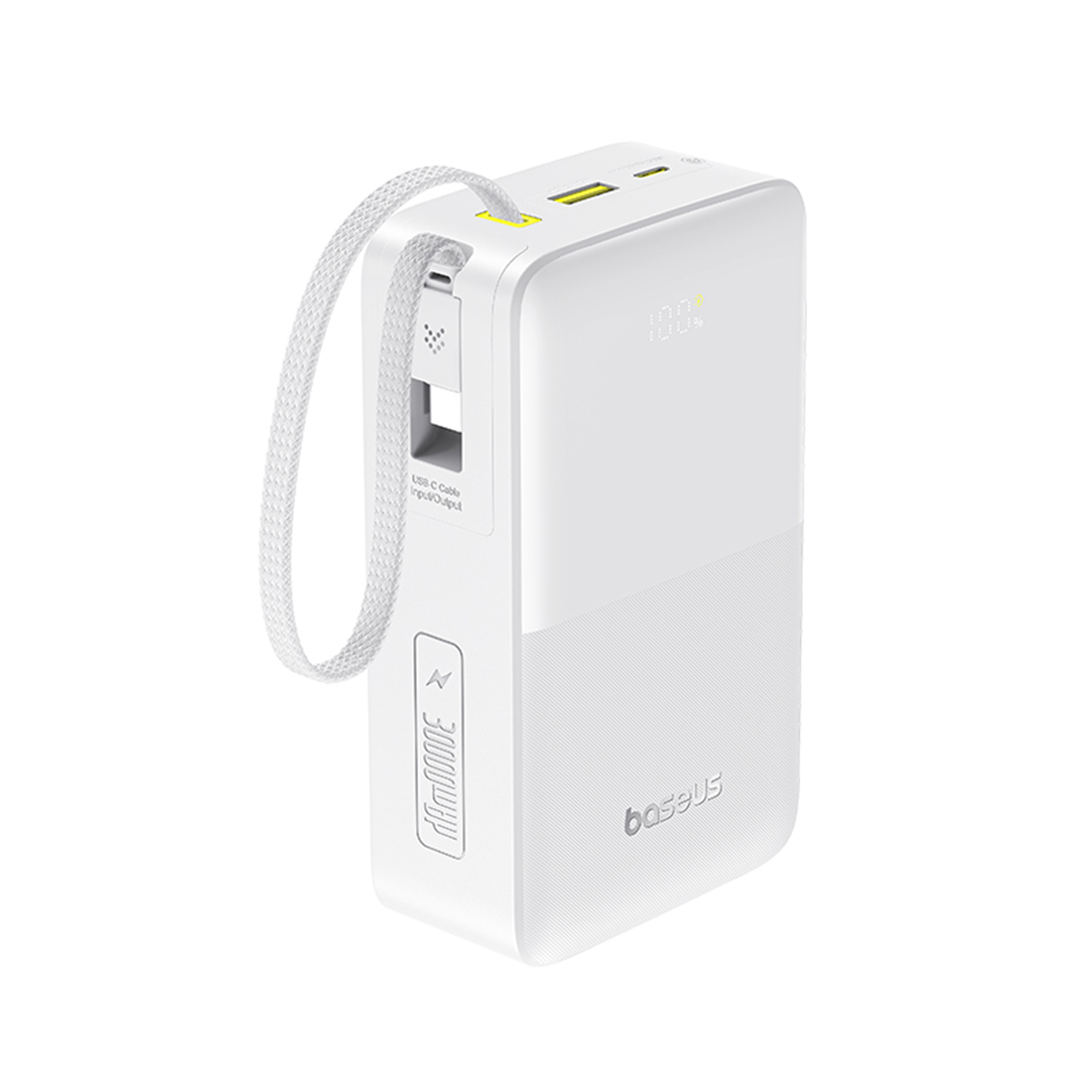 Baseus Портативный внешний аккумулятор Baseus EnerFill FC51 30000mAh 22.5W Moon White (E0028101)