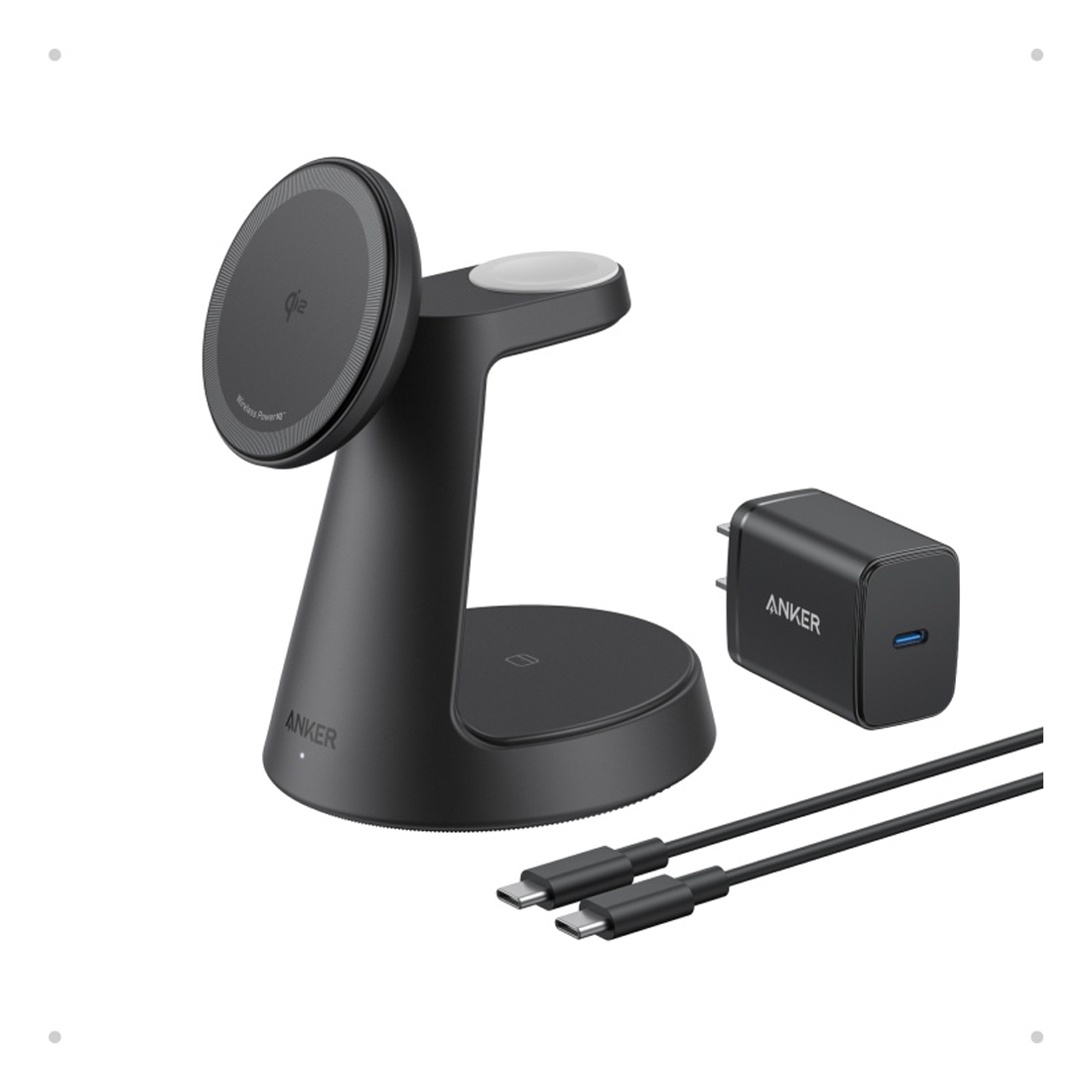 Anker Беспроводное зарядное устройство Anker MagGo (B25M4G11) Черный