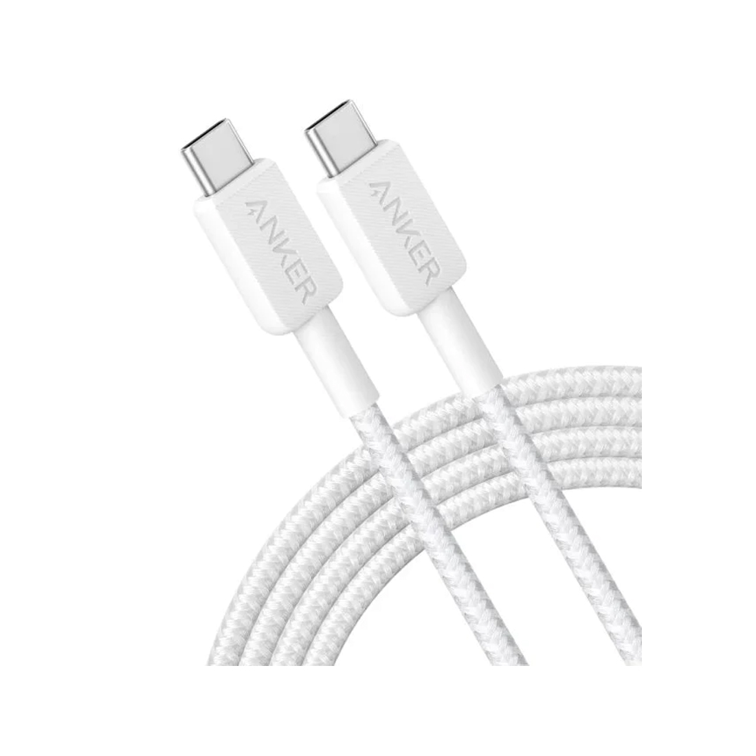 Anker Интерфейсный кабель Anker 322 USB-C to USB-C Cable 2М (A81F6G21) Белый