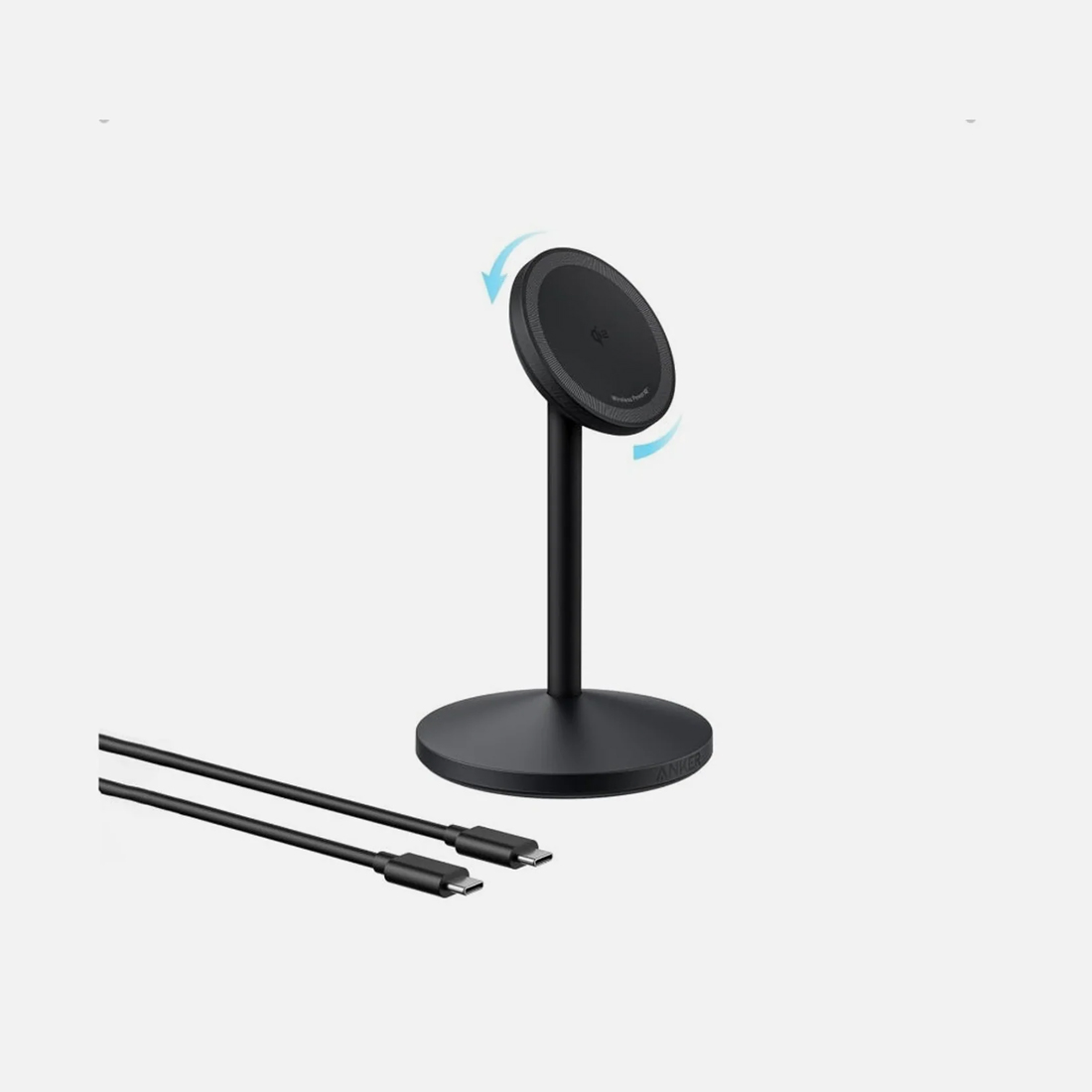 Anker Беспроводное зарядное устройство Anker MagGo Single Stand (A25X1H11) Черный