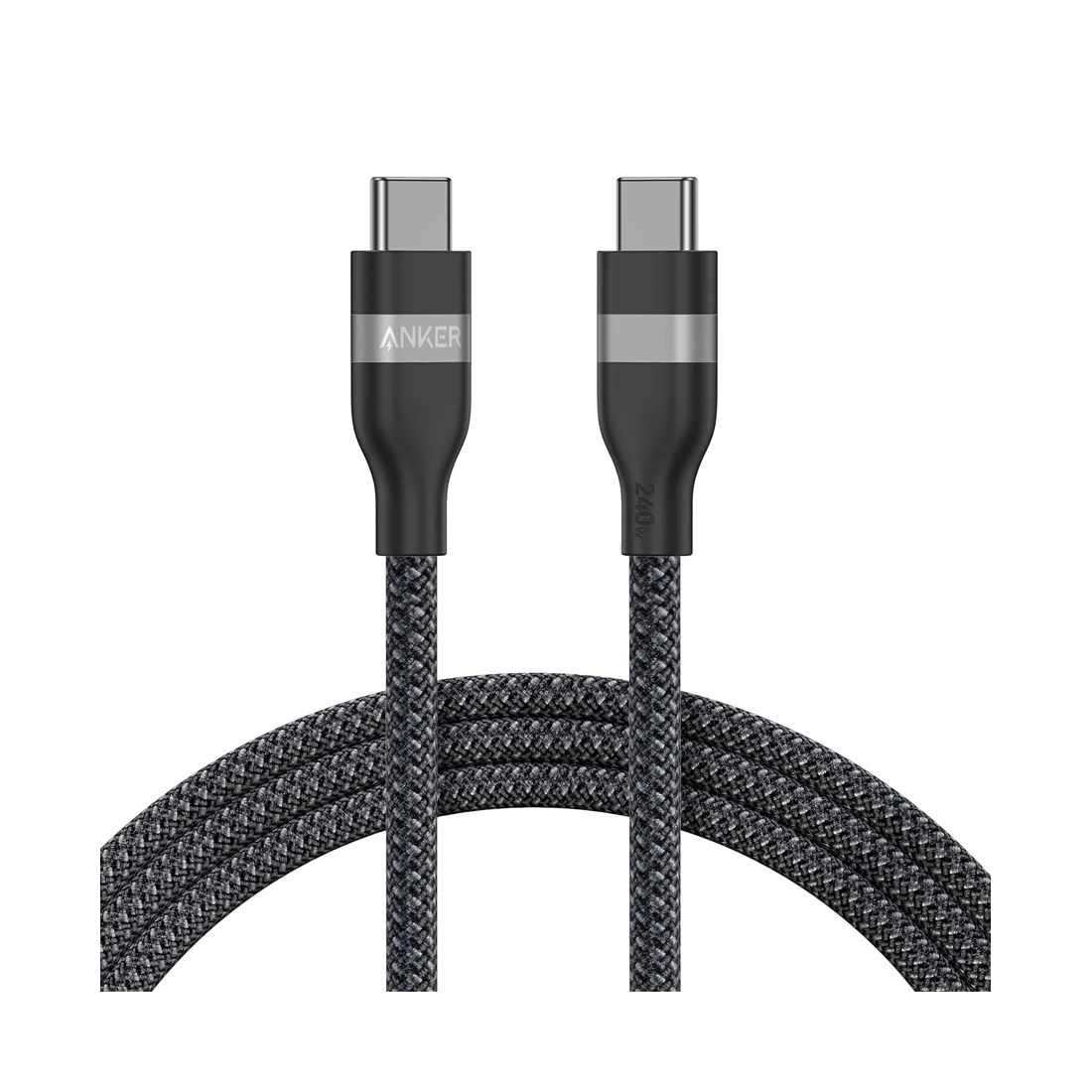 Anker Интерфейсный кабель Anker USB-C to USB-C Cable 1М, 240W, (A82E2H11) Черный