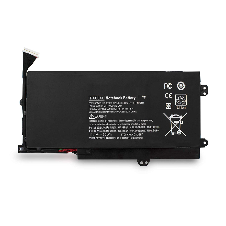 HP Аккумулятор для ноутбука HP ENVY TouchSmart 14-k ,PX03XL 11.1 В , 4350 мАч, черный org