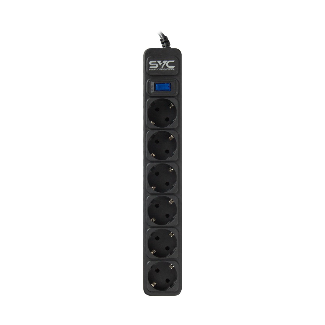 Сетевой фильтр SVC ZC6S-30M 3 м. 6 розеток 220 в.