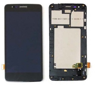 LG Дисплейный модуль LG K8 2017 X240 с рамкой, черный
