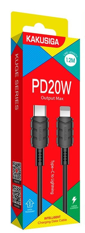 Kakusiga Кабель заряда Kakusiga KSC-710 PD20W 1.2m, type-c/ lightning