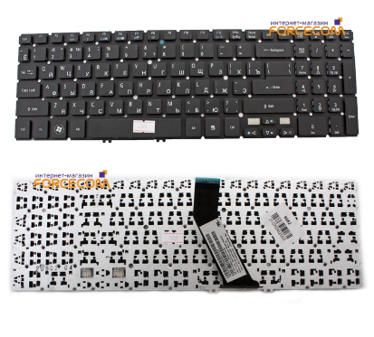 Acer Клавиатура для ноутбука Acer Aspire M5-581G/ 581T/ V5-571/ 531, RU, черная