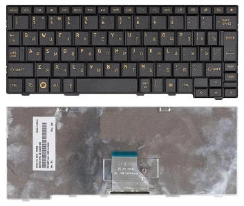 Toshiba Клавиатура для ноутбука Toshiba Satellite AC100, RU, черная