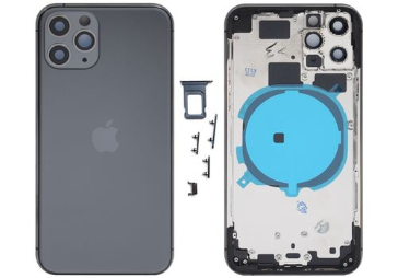 Apple Корпус iPhone 11 Pro серый космос (space grey) (в сборе с антеннами)