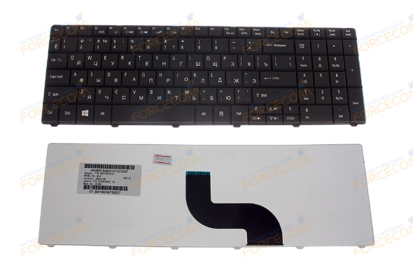 Acer Клавиатура для ноутбука Acer Aspire E1-531/E1-521/E1-571 5741G (совместима с 5810T), RU, черная