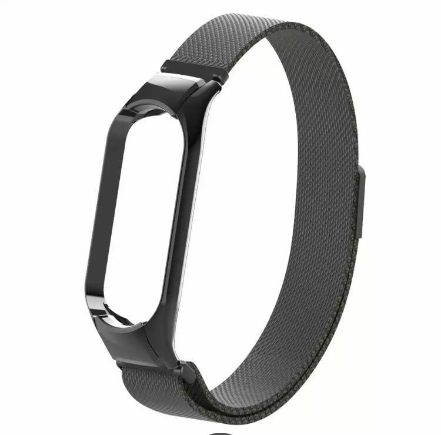Xiaomi Ремешок Xiaomi Mi Band 5-6 миланская петля, черный