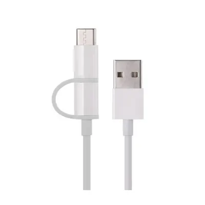 Xiaomi Интерфейсный кабель Xiaomi 100cm MICRO USB and Type-C Белый
