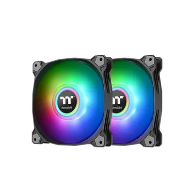 Thermaltake Кулер для компьютерного корпуса Thermaltake Pure Duo 12 ARGB Sync Radiator Fan (2-Fan Pack) Black