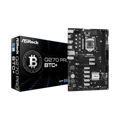 ASRock Материнская плата ASRock Q270 PRO BTC+