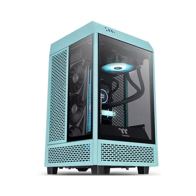 Thermaltake Компьютерный корпус Thermaltake The Tower 100 Turquoise без Б/П