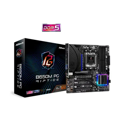 ASRock Материнская плата ASRock B650M PG RIPTIDE