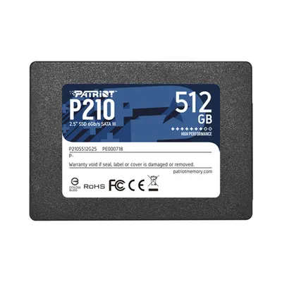 Patriot Твердотельный накопитель SSD Patriot P210 512GB SATA