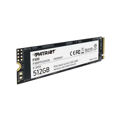 Patriot Твердотельный накопитель SSD Patriot P300 512GB M.2 NVMe PCIe 3.0x4