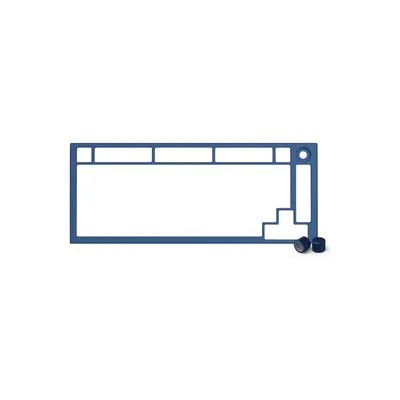 Glorious Запчасть к клавиатуре верхняя панель Glorious GMMK Pro Top Frame Navy Blue (GLO-ACC-P75-TF-NB)