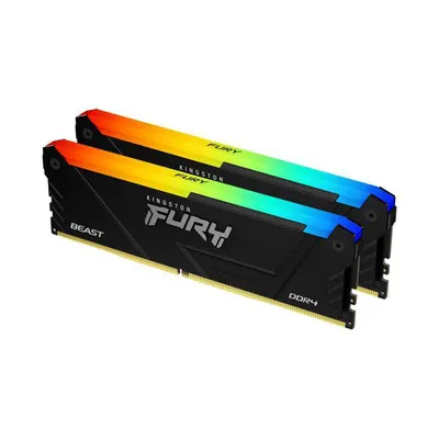 Kingston Комплект модулей памяти Kingston FURY Beast RGB KF432C16BB12AK2/32 DDR4 32GB (Kit 2x16GB) 3200MHz