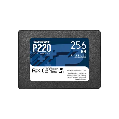 Patriot Твердотельный накопитель SSD Patriot P220 256GB SATA III