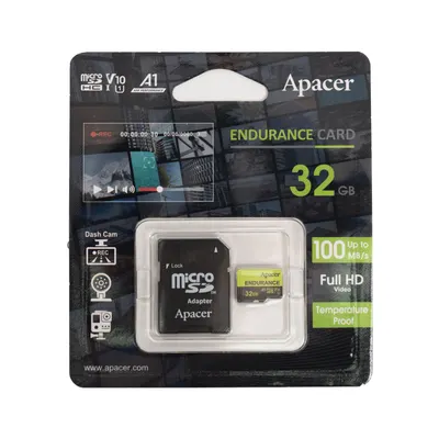 Apacer Карта памяти Apacer AP32GEDM0D05-R 32GB с адаптером SD
