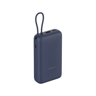 Xiaomi Портативный внешний аккумулятор Xiaomi 33W Power Bank 20000mAh (Integrated Cable) Blue GL