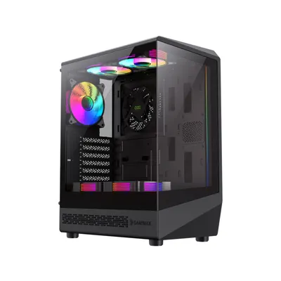 Gamemax Компьютерный корпус Gamemax Vista COC AB Black без Б/П