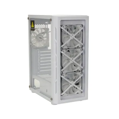 1STPLAYER Компьютерный корпус 1STPLAYER FIREBASE XP-G-WH-4F7-W без Б/П