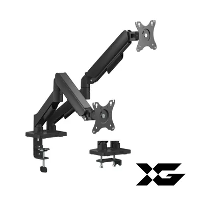 XG Настольный кронштейн с газлифтом XG MGA-1732D для 2-х мониторов (17"-32")
