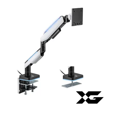 XG Настольный кронштейн с газлифтом XG MGG-1749 white для 1 монитора (17"-49") Белый
