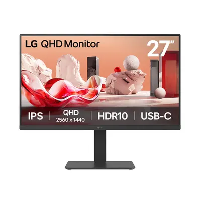 LG Монитор 27" LG 27BA65QB Black