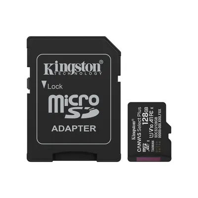 Kingston Карта памяти Kingston SDCS3/128GB Canvas Select Plus A1 U1 V10 128GB