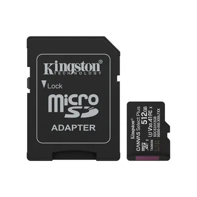 Kingston Карта памяти Kingston SDCS3/512GB Canvas Select Plus A1 U3 V30 512GB
