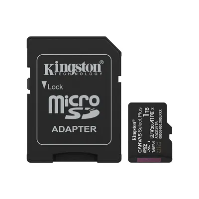 Kingston Карта памяти Kingston SDCS3/1TB Canvas Select Plus A1 U3 V30 1TB