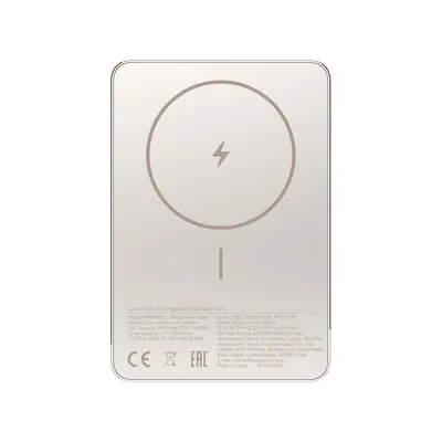 Xiaomi Портативный внешний аккумулятор Xiaomi Super Slim Magnetic Power Bank 5000 Gold