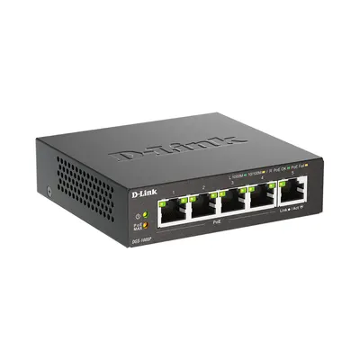 D-Link Коммутатор D-Link DGS-1005P/B3A