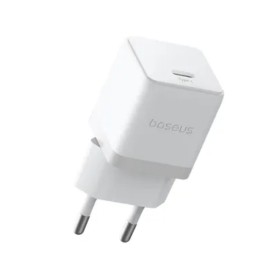 Baseus Адаптер питания Baseus Palm 1C 30W White ( в комлпекте кабель Type-c ) (P10111605213-01)