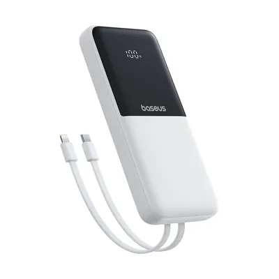 Baseus Портативный внешний аккумулятор Baseus Lipow 10000mAh 22.5W White (P10079101213-00)
