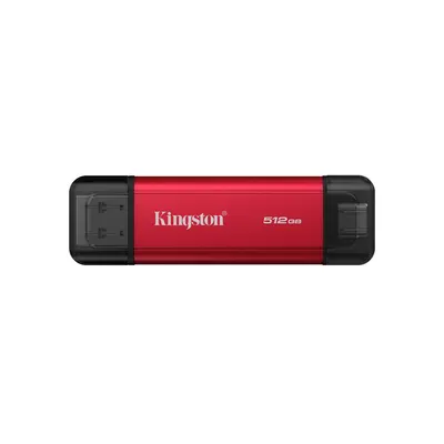 Kingston Внешний SSD диск Kingston 512GB Dual Portable Красный