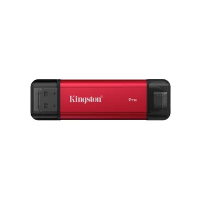 Kingston Внешний SSD диск Kingston 2TB Dual Portable Красный