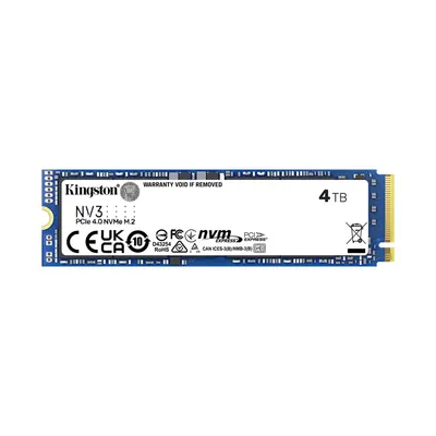 Kingston Твердотельный накопитель SSD Kingston NV3 SNV3S/4000G M.2 NVMe PCIe 4.0x4