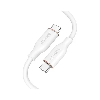 Anker Интерфейсный кабель Anker PowerLine III Flow USB-C to USB-C (A8552H21) Белый