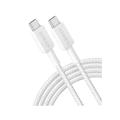Anker Интерфейсный кабель Anker 322 USB-C to USB-C Cable 2М (A81F6G21) Белый