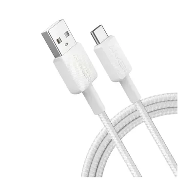 Anker Интерфейсный кабель Anker 322 USB-A to USB-C 1М (A81H5G21) Белый