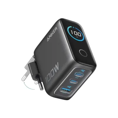 Anker Адаптер питания Anker Prime Charger Smart Display (100W, 3 Ports) (B121BGZ1)