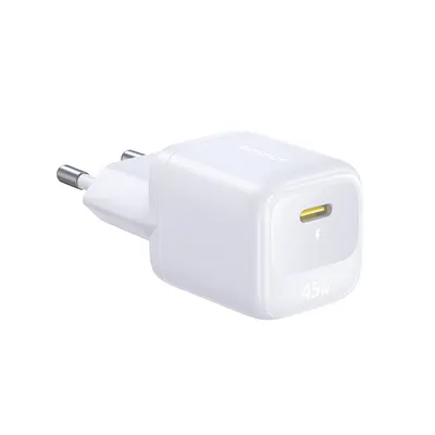 Baseus Адаптер питания Baseus FN22 1C 45W EU Moon White (E0123301)