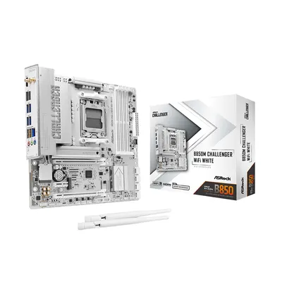 ASRock Материнская плата ASRock B850M Challenger WiFi White